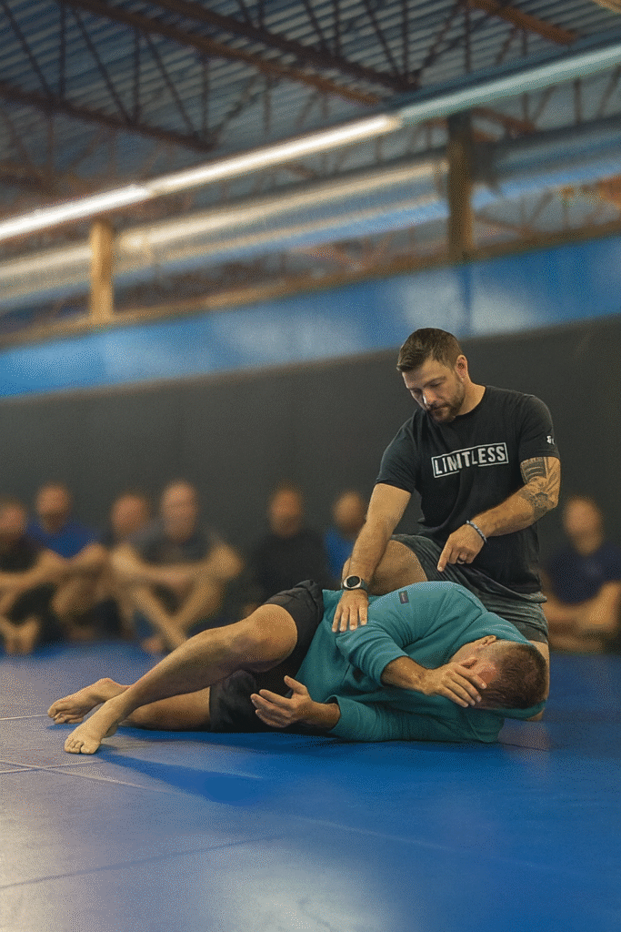 Coach Jake demonstrating technique