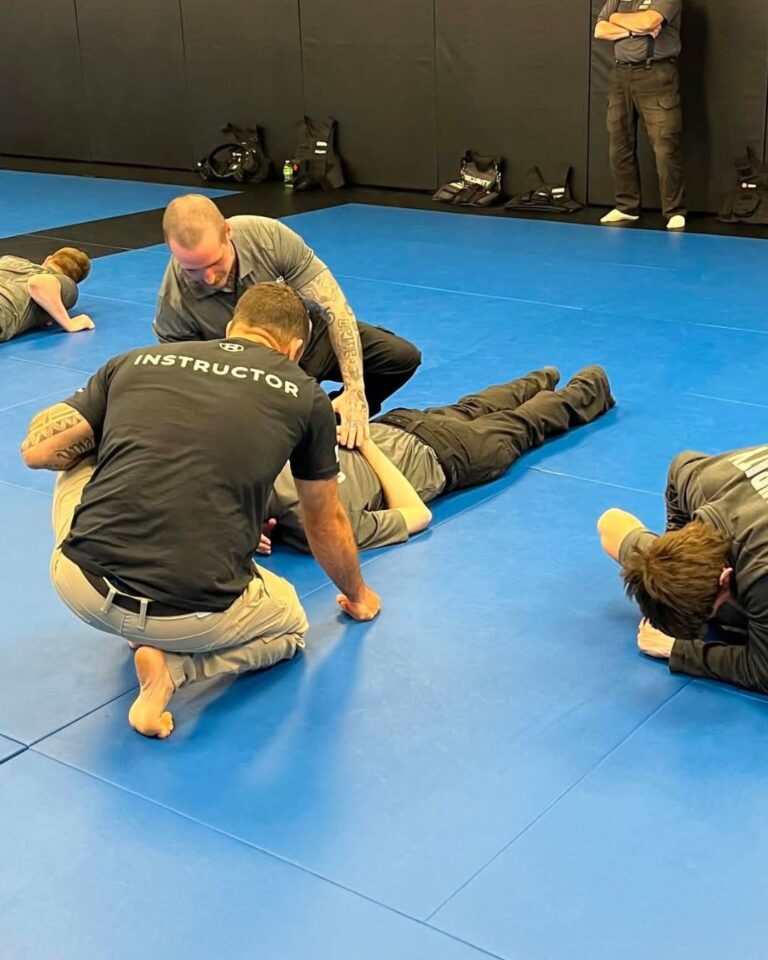 Defensive control training for first responders with Dynamic Control Tactics instructors
